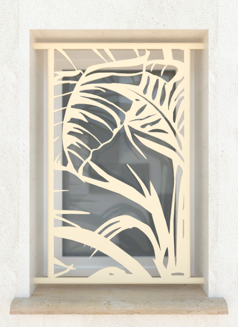 Palmier - Grille de défense