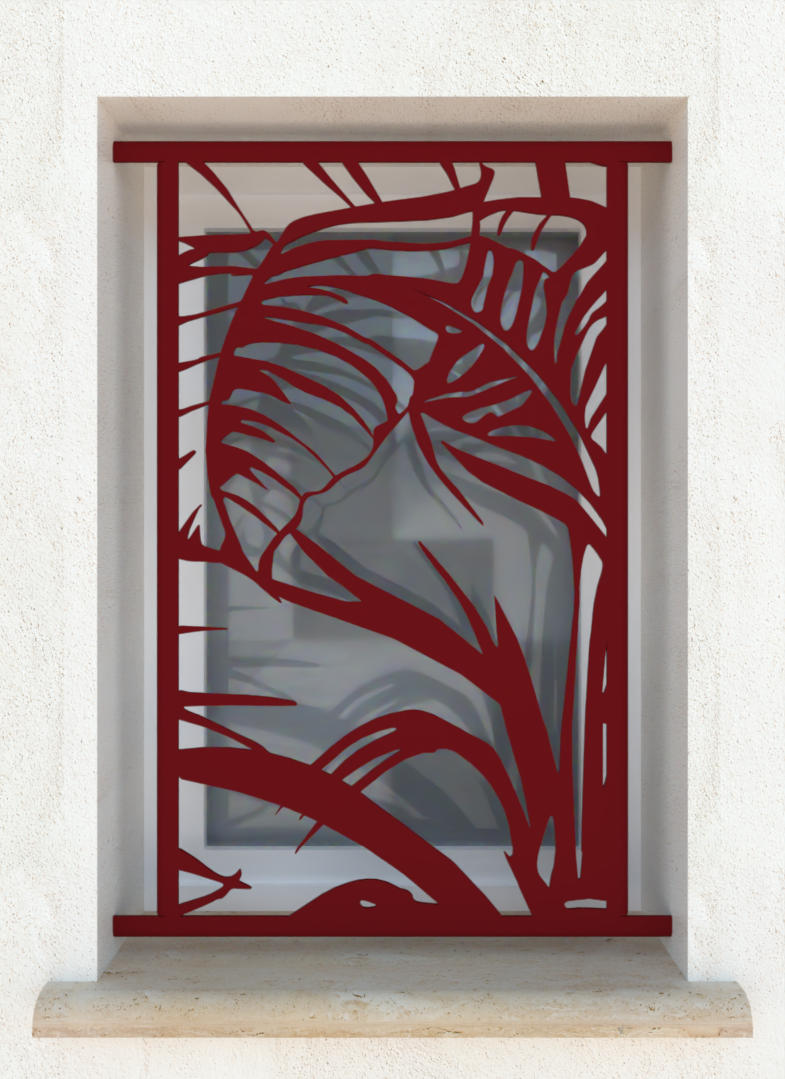 Palmier - Grille de défense