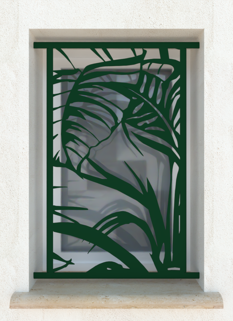 Palmier - Grille de défense