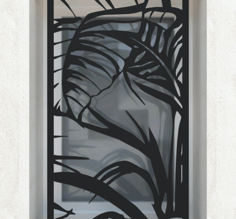 Palmier - Grille de défense