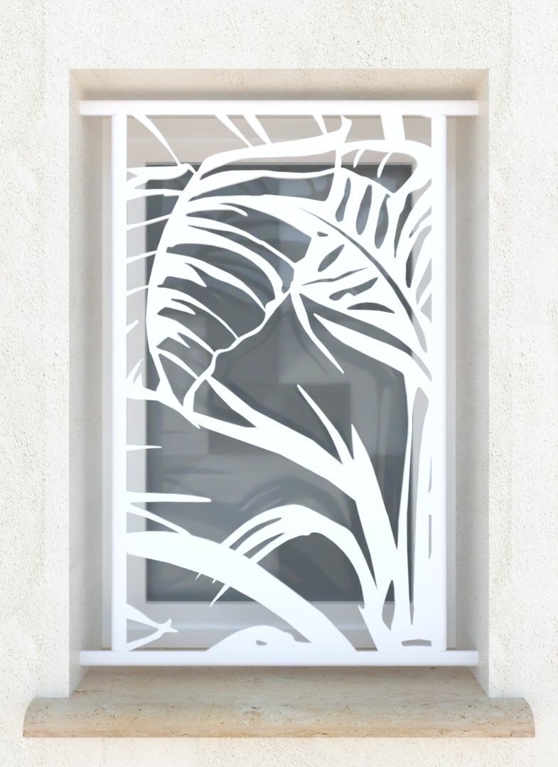 Palmier - Grille de défense