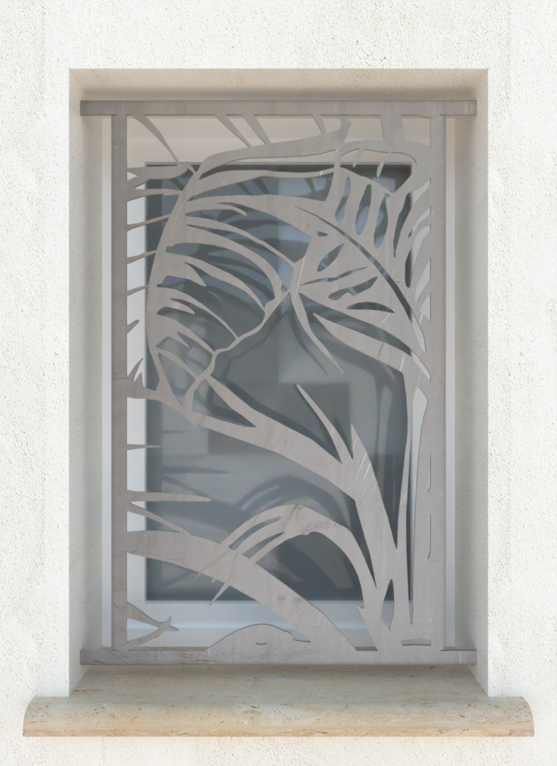 Palmier - Grille de défense