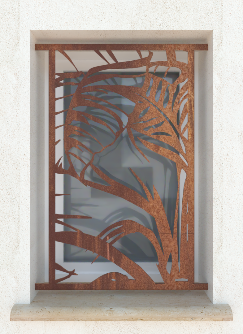 Palmier - Grille de défense