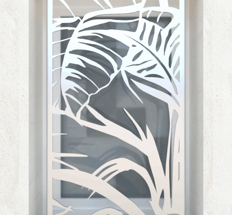 Palmier - Grille de défense