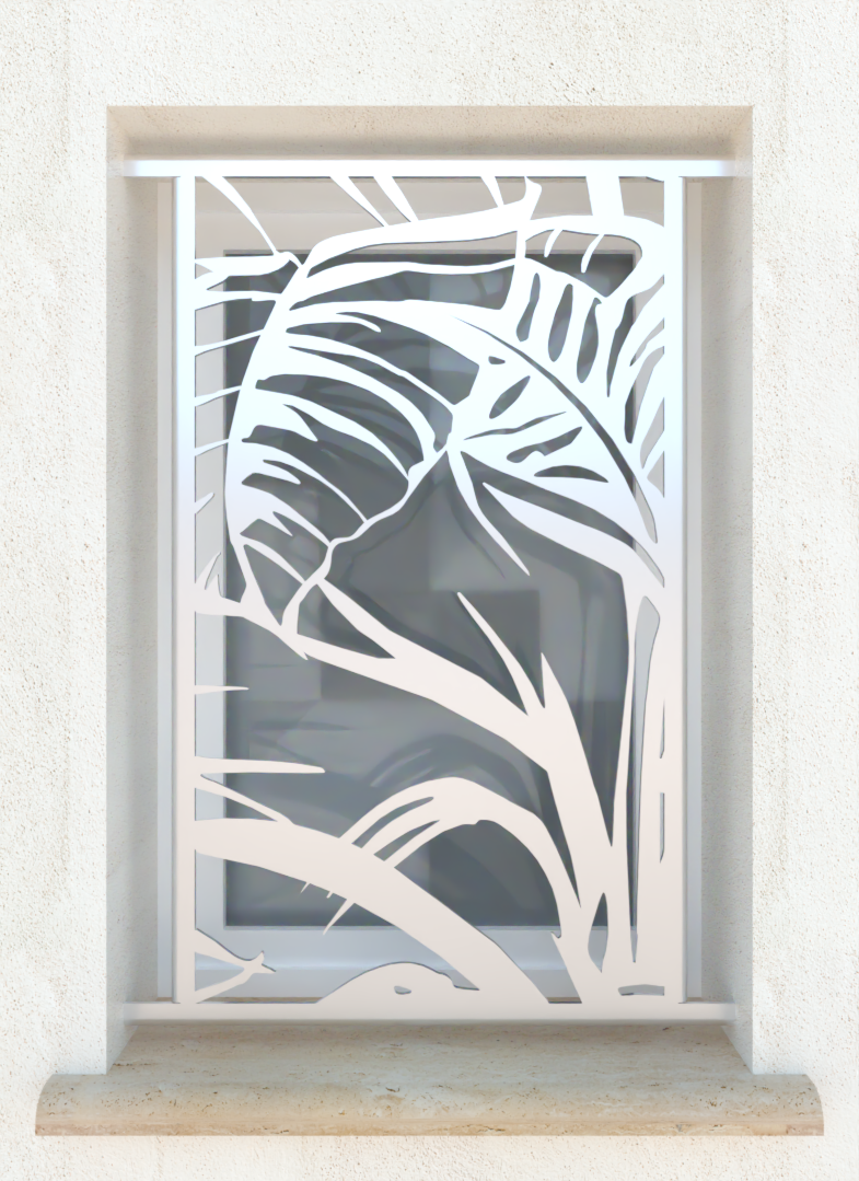 Palmier - Grille de défense