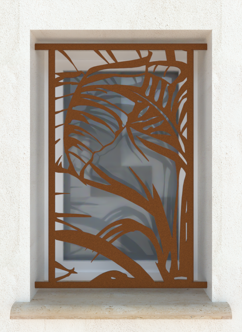 Palmier - Grille de défense