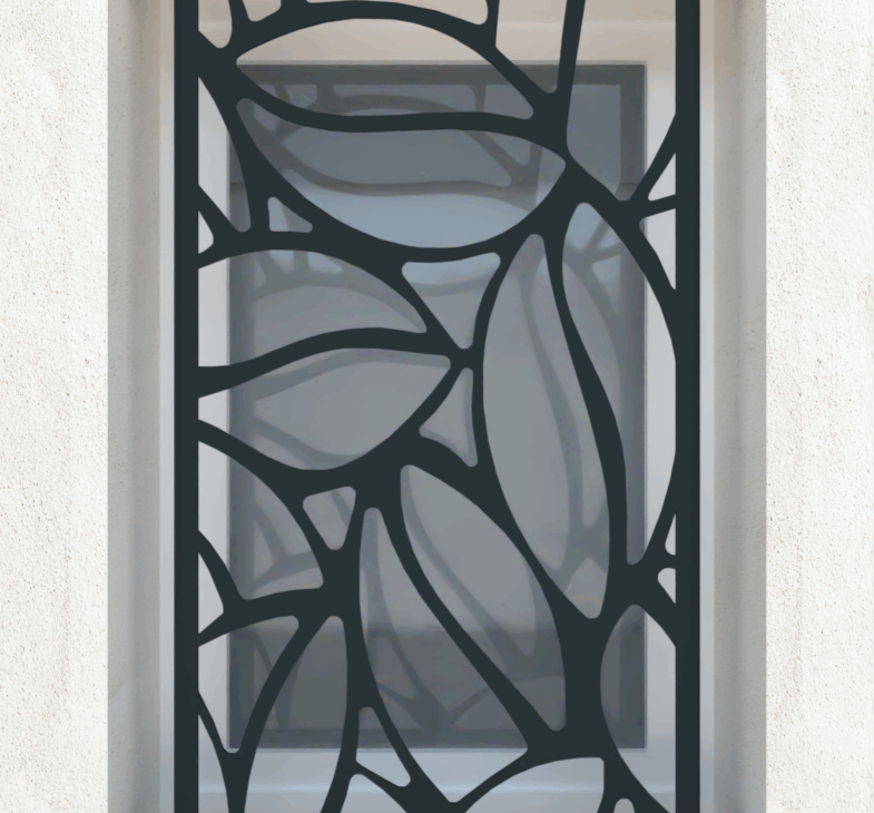 Grain de café - Grille de défense Acier