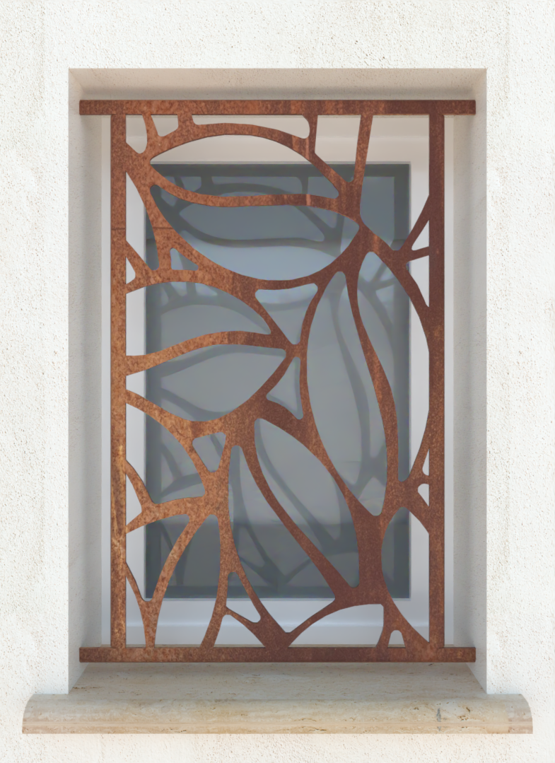 Grain de café - Grille de défense Acier