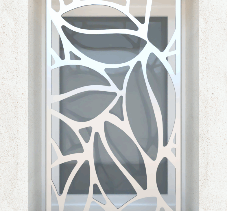 Grain de café - Grille de défense Inox