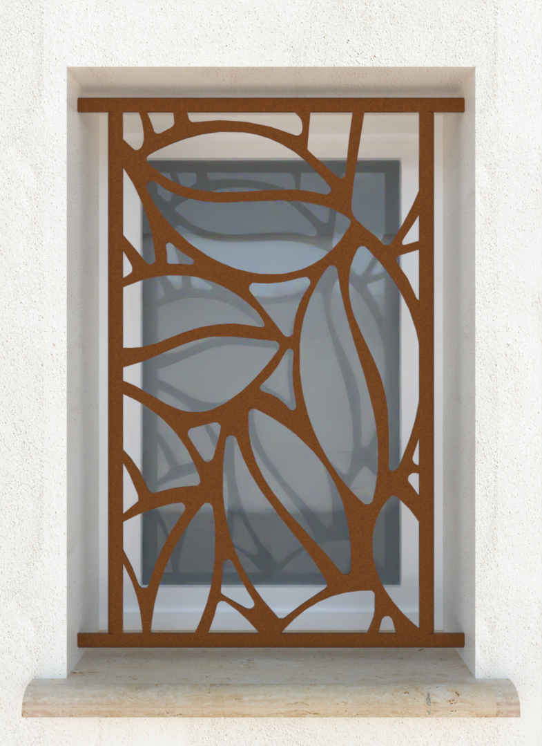 Grain de café - Grille de défense Acier